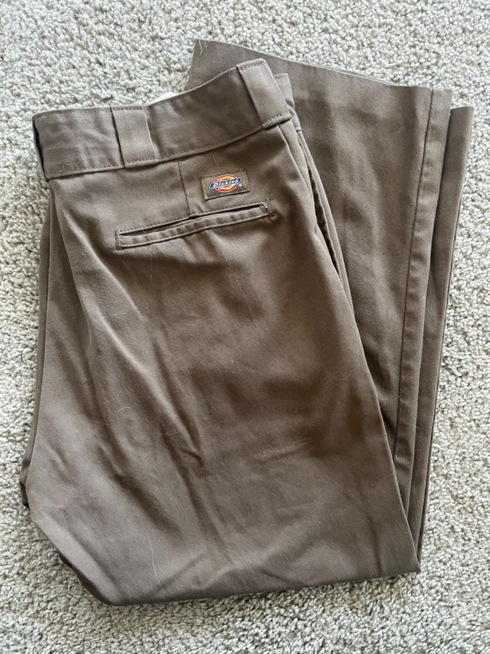 Dickies 874 Original fit Dark Brown Work Pants (says 36W but fits 32W)